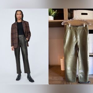 BABATON COMMAND VEGAN LEATHER PANTS SIZE 0 C12